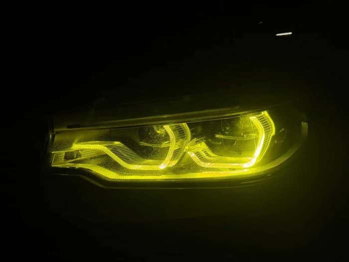 Customer install: LY angel-eye DRL glow