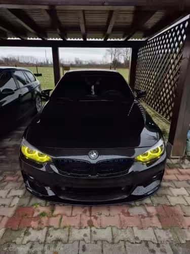 Customer install: black BMW coupe