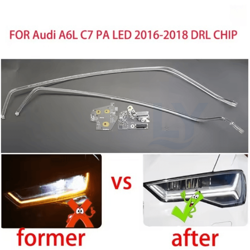 Audi A6L C7 DRL Light Guide Strip & LED Board (2016-2018)
