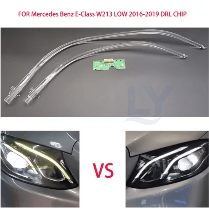 Mercedes-Benz E-Class W213 DRL Light Guide Strip & LED Board (2016-2019)
