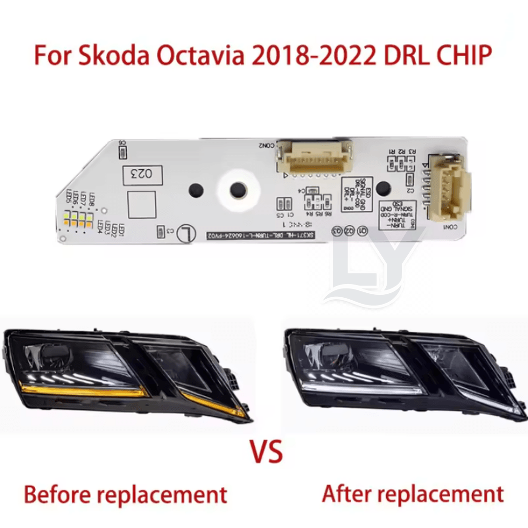 Skoda Octavia DRL LED Board (2018-2022)