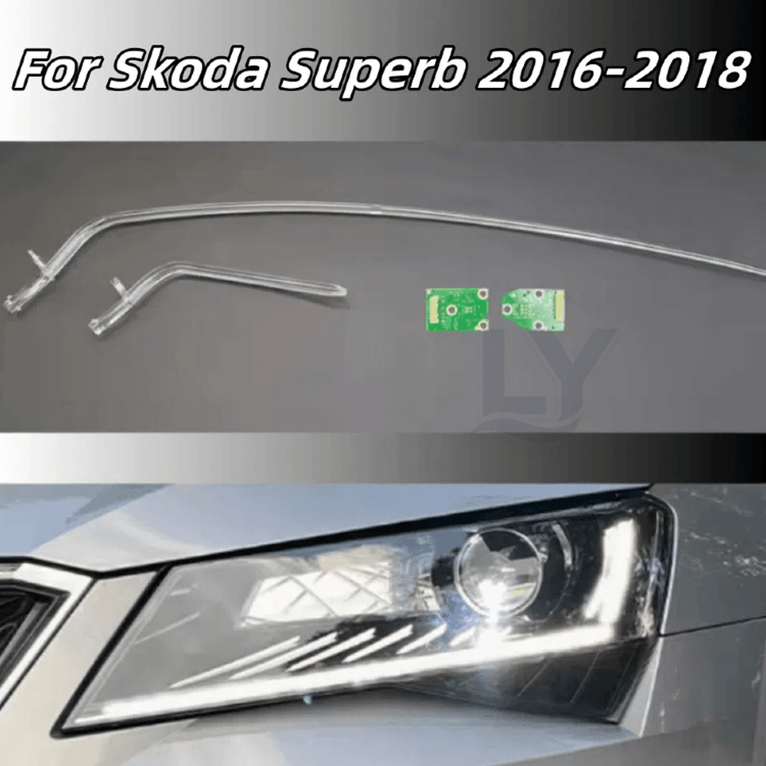 Skoda Superb DRL Light Guide Strip & LED Board (2016-2018)