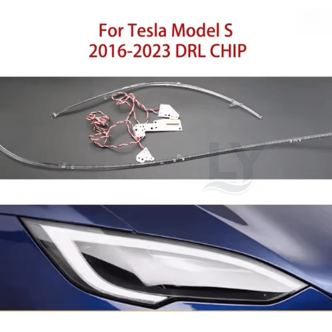 Tesla Model S DRL Light Guide Strip & LED Board (2016-2023)